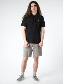 Carhartt WIP - S/S Chase Pique Polo in Black
