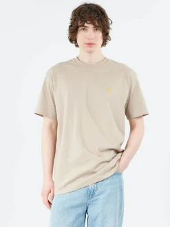 Carhartt WIP - S/S Chase T-Shirt in Dusky Beige