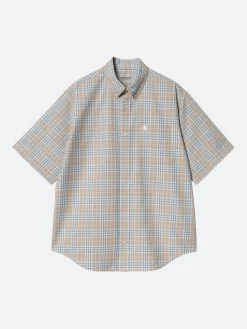 Carhartt WIP - S/S Niven Shirt in Wall and Wax