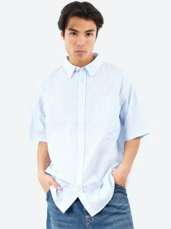 Carhartt WIP - S/S Phelps Shirt in Bluebird