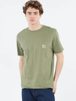 Carhartt WIP - S/S Pocket T-Shirt in Dollar Green