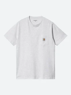 Carhartt WIP - S/S Pocket T-Shirt in Ash Heather