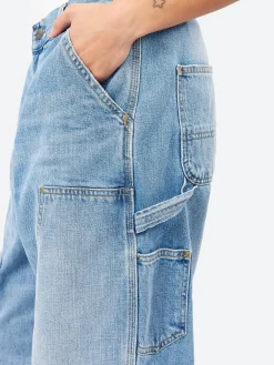 Carhartt WIP - W' Brandon Double Knee Pant in Blue Burst Wash