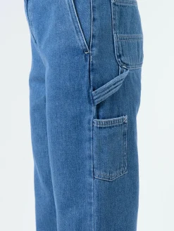 Carhartt WIP - W Pierce Pant Straight in Blue Stone Wash Denim