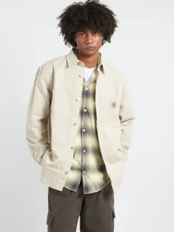 Carhartt WIP - Walter Linen Shirt Jacket in Natural