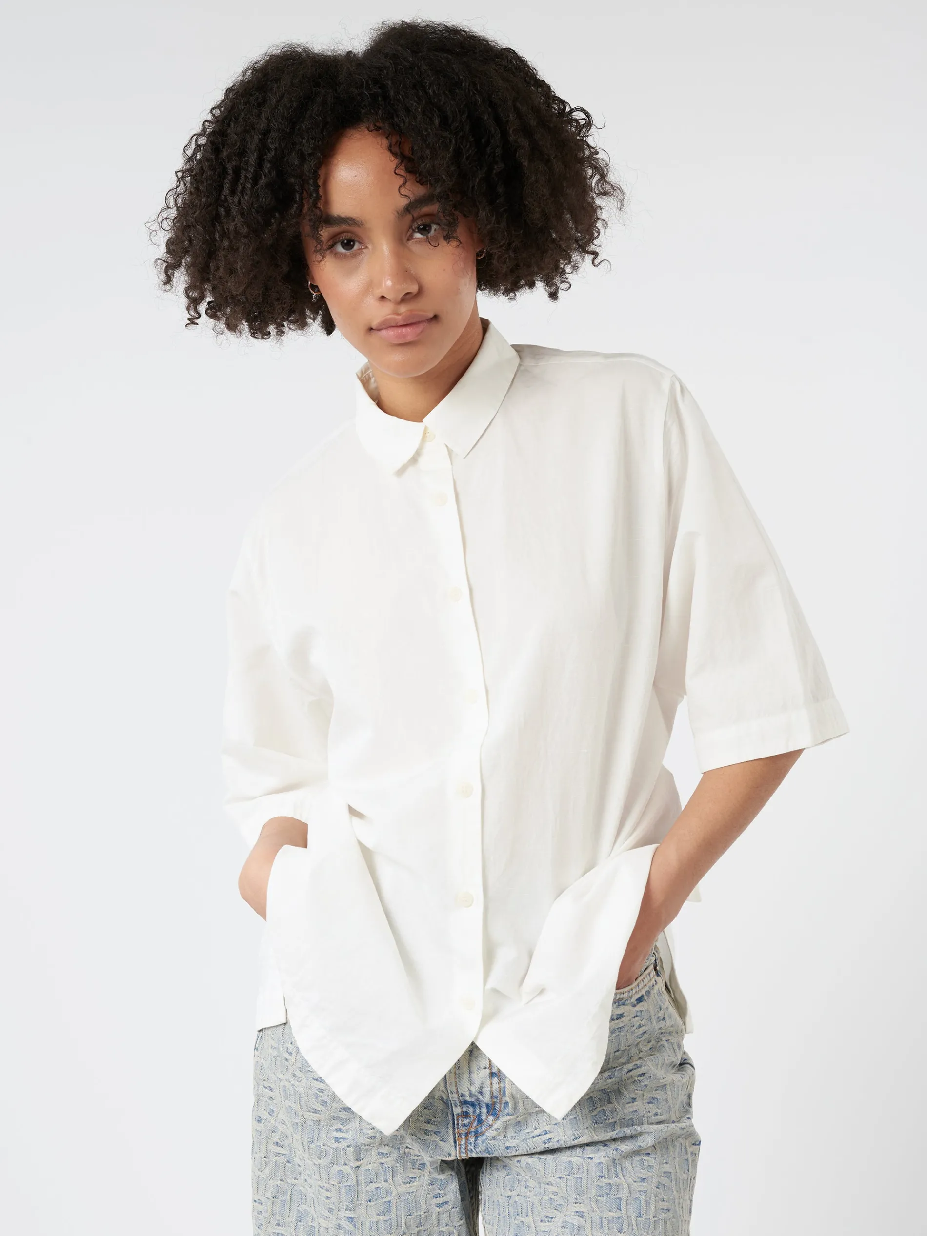 Casey Casey - Atolless Shirt in Off White