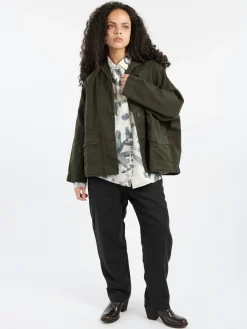 Casey Casey - Mathilde Jacket in Dark Khaki