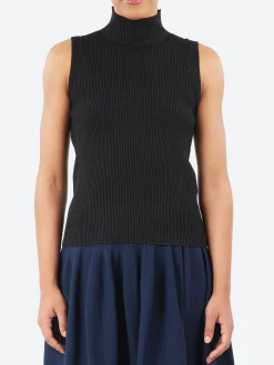 CFCL - Portrait Sleeveless Top in Black