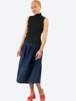 CFCL - Portrait Sleeveless Top in Black