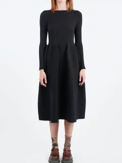 CFCL - Pottery Long Sleeve Dress in Black