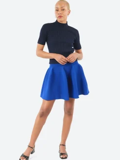 CFCL - Pottery Mini Skirt in Blue