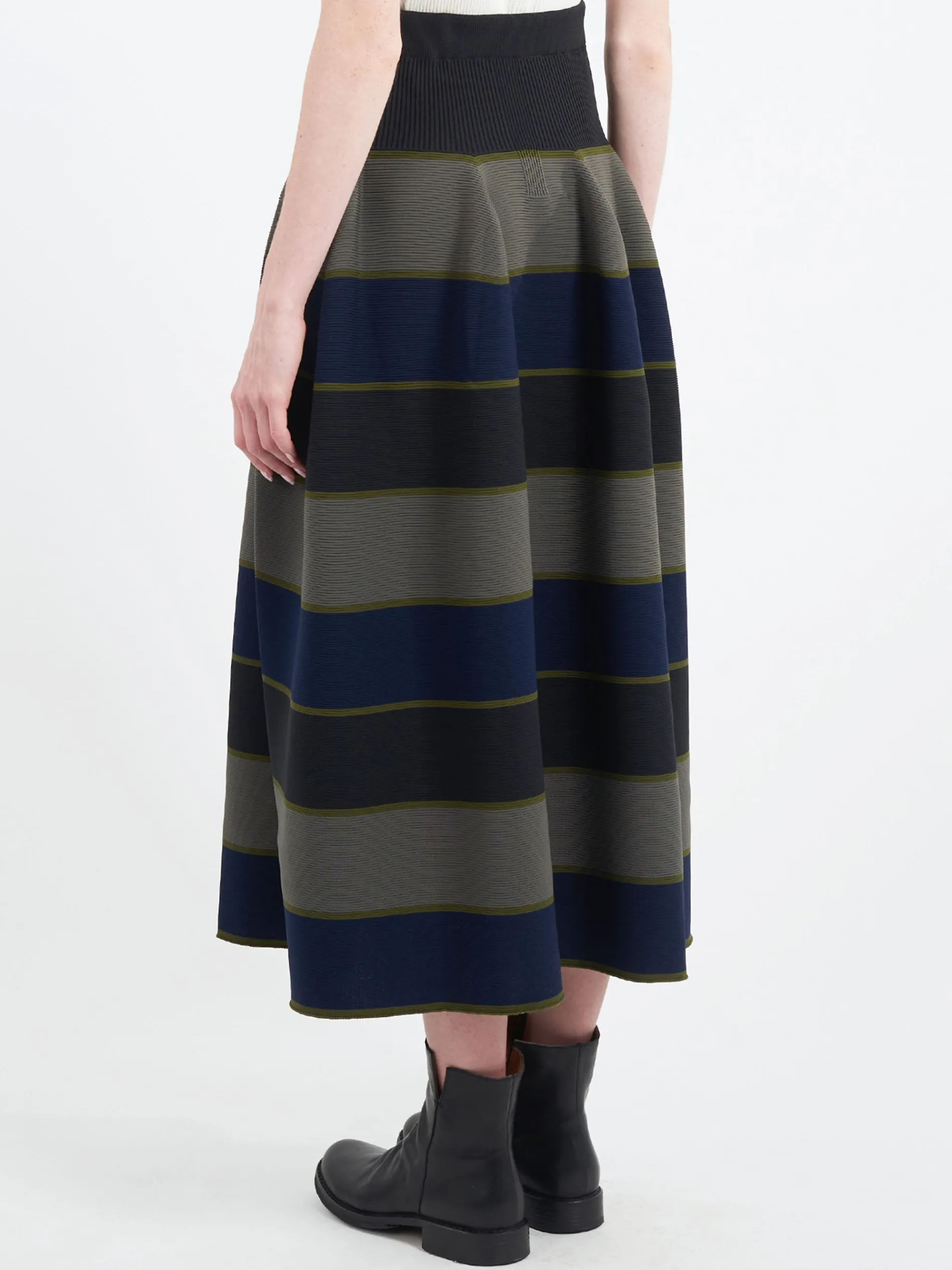 CFCL - Pottery Skirt in Black Multi