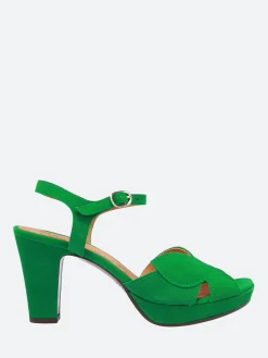 Chie Mihara - Ebisa Sandals in Green Ante