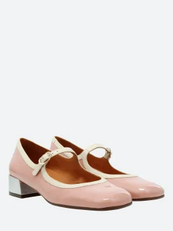 Chie Mihara - Idan Shoes in Pink and Leche