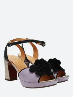 Chie Mihara - Kaski Platform Sandal in Lavanda Jeep