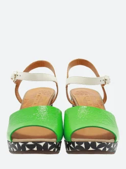 Chie Mihara - Kerick Heeled Sandal in Menta and Nappa