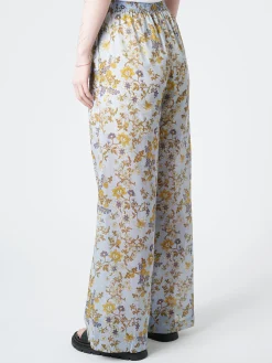 Chloé Stora - Rougail Pant in Bleu Fleurs (Blue Floral)