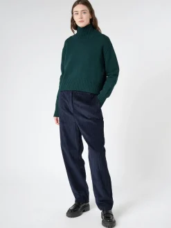 Chloe Stora - Rallia Pant in Bleu Marine