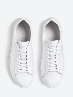 CLAE - Bradley in Triple White Leather