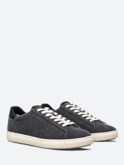 Clae - Bradley Textile in Black Washed Canvas