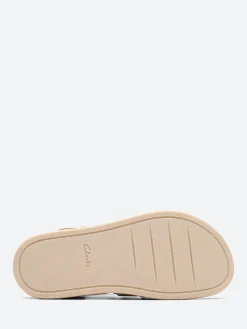 Clarks - Arwell Sun in Cream Leather