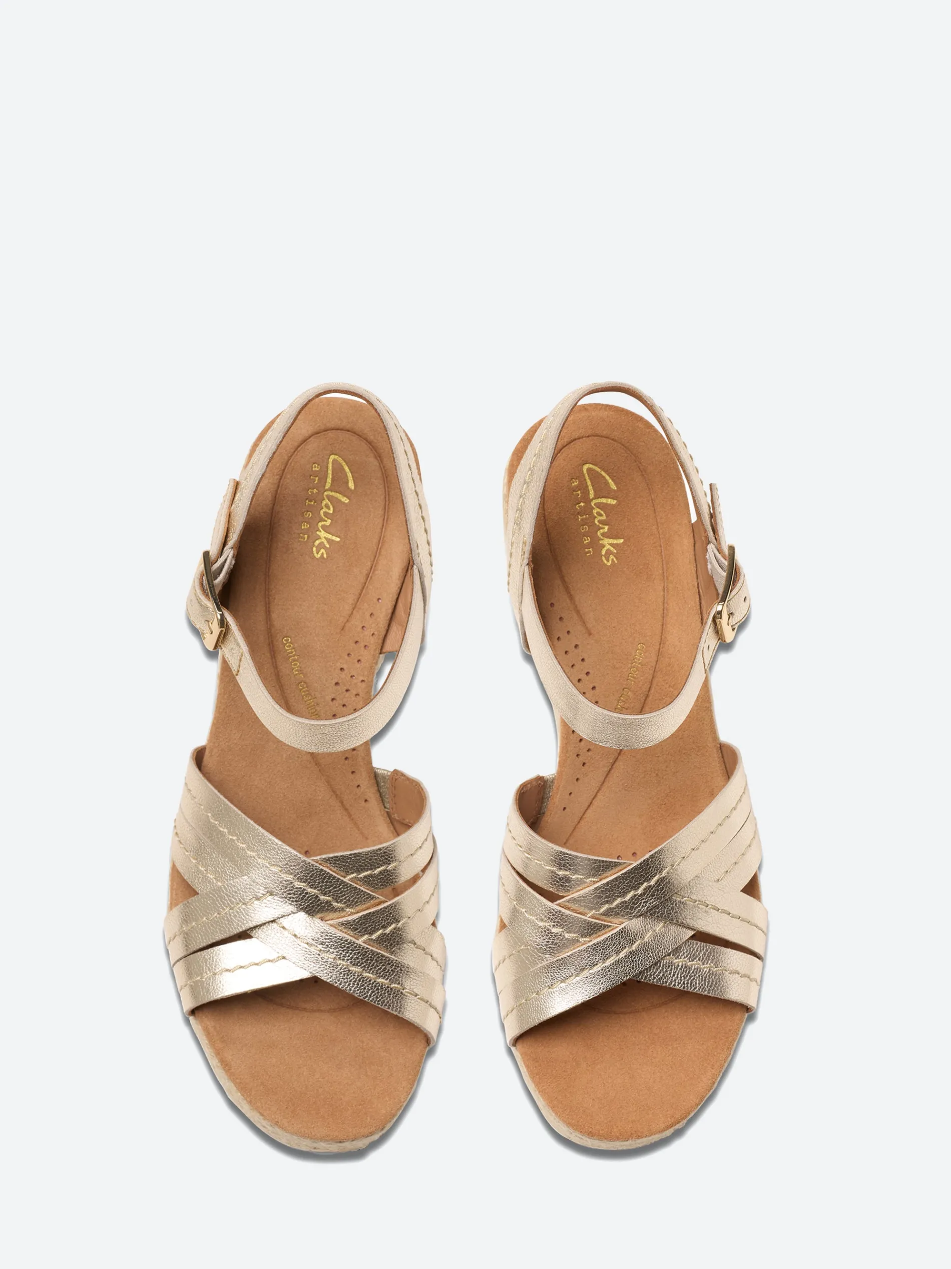 Clarks - Sabina Strap in Champagne