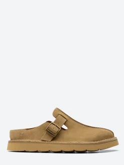 Clarks - Solsbury Mule in Dark Sand Suede