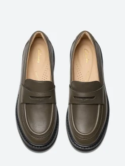 Clarks - Splend Edge Loafer in Dark Olive