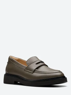 Clarks - Splend Edge Loafer in Dark Olive
