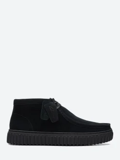 Clarks - Torhill Hi in Black Suede