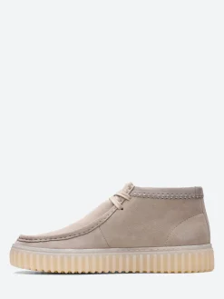 Clarks - Torhill Hi in Light Grey Suede