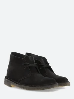 Clarks Originals - Desert Boot in Black Suede