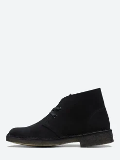 Clarks Originals - Desert Boot in Black Suede