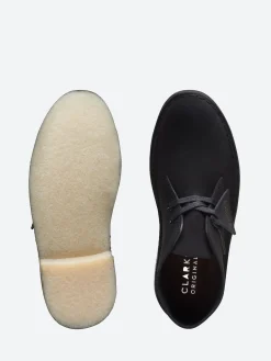 Clarks Originals - Desert Boot in Black Suede