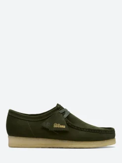 Clarks Originals - Men's Wallabee in Forest Green Suede