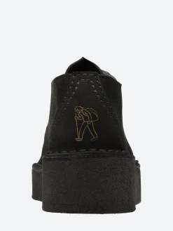 Clarks Originals - Trek Wedge in Black Suede