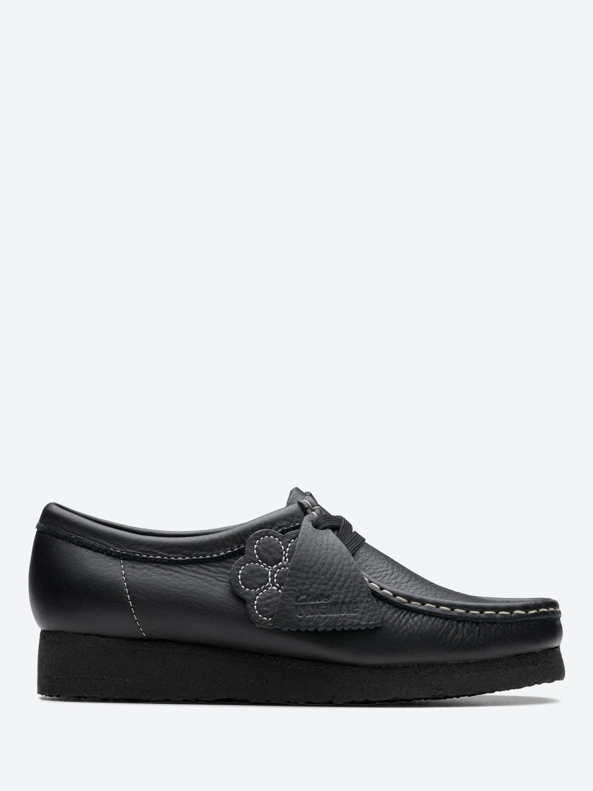 Clarks Originals - Wallabee in Black Tumbled Leather