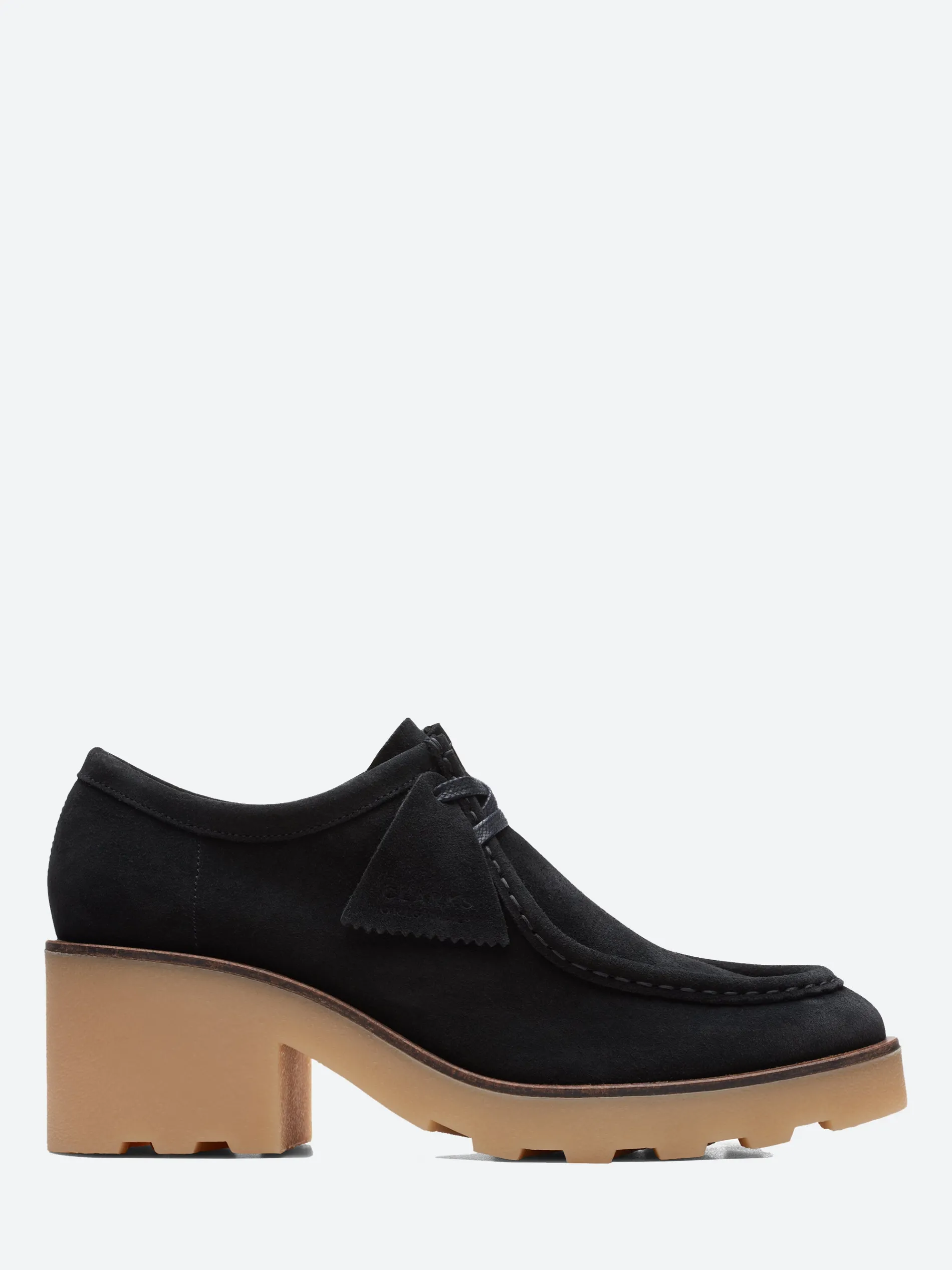Clarks Originals - Wallabee Block in Black Suede