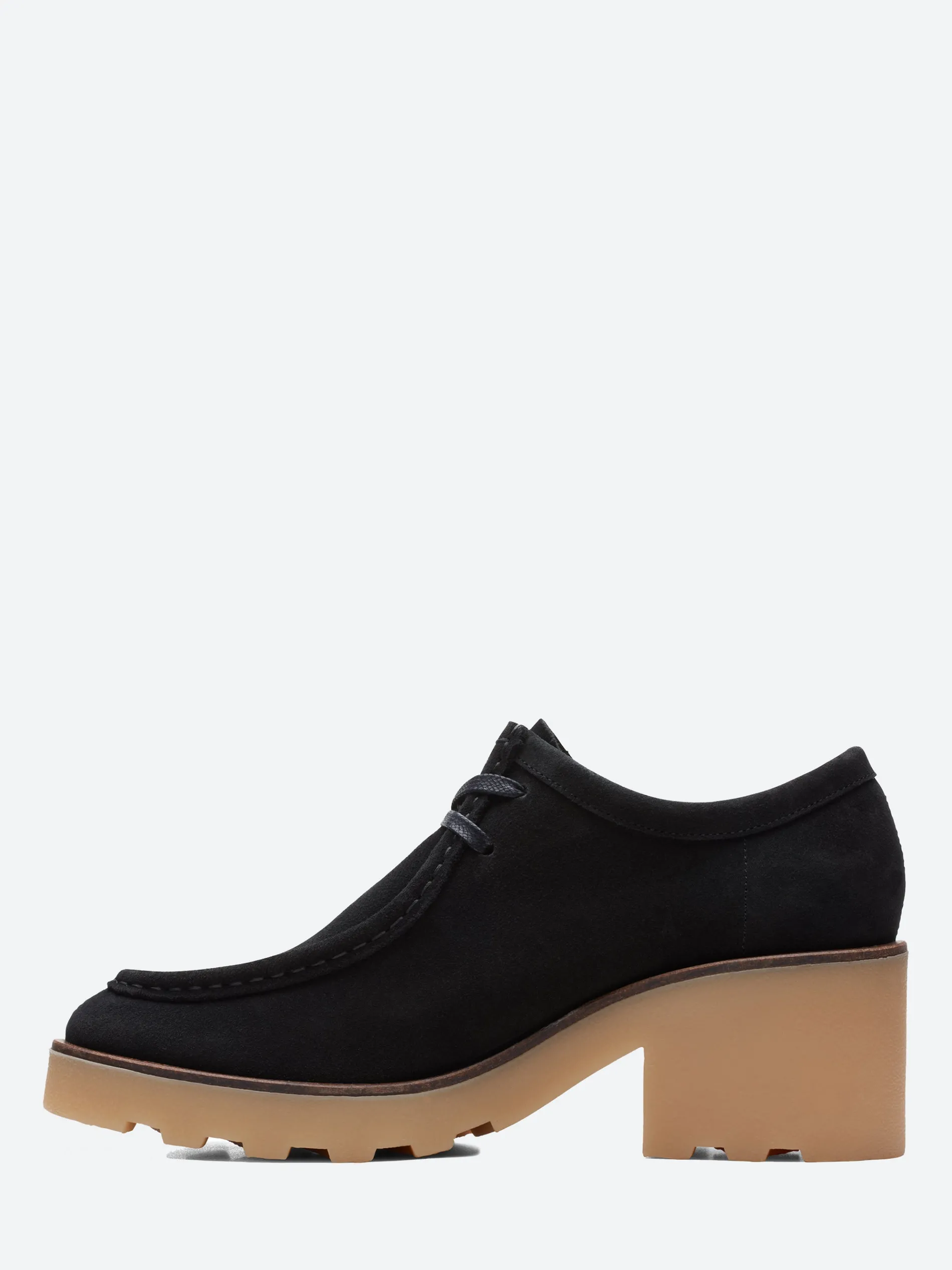 Clarks Originals - Wallabee Block in Black Suede