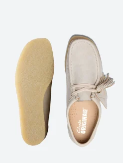 Clarks Originals - Women's Wallabee in White Leather