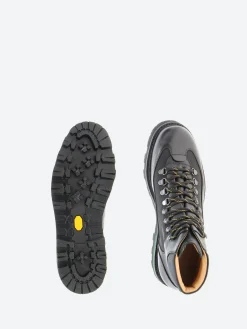 Climb - Aspen Hiking Boots in Black Nappa and K-Teck