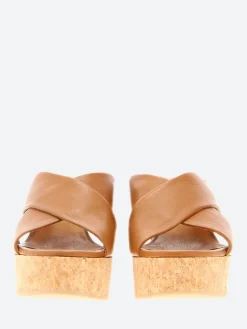 Coclico - Bing Wedge in Cuoio Leather