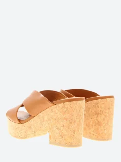 Coclico - Bing Wedge in Cuoio Leather