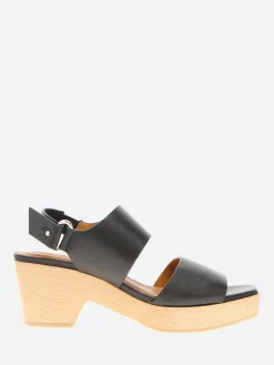 Coclico - Mini Clog in Black Leather