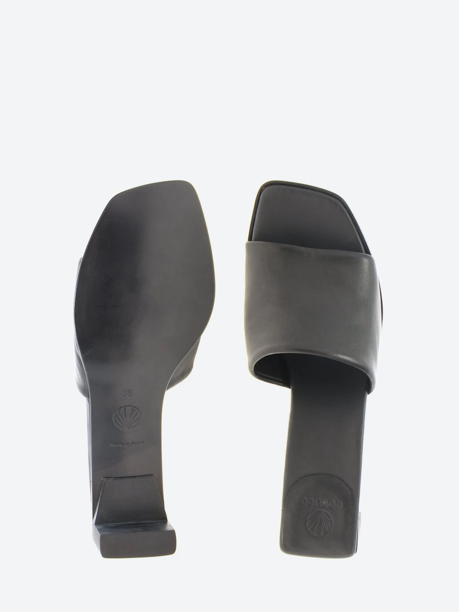 Coclico - Nouveau Heel in Black Leather