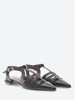 collection PRIVÉE? - C1492 Pointed Toe Flats in Black