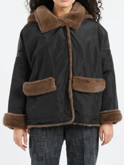 collection PRIVÉE? - RY8010 Jacket in Black and Brown