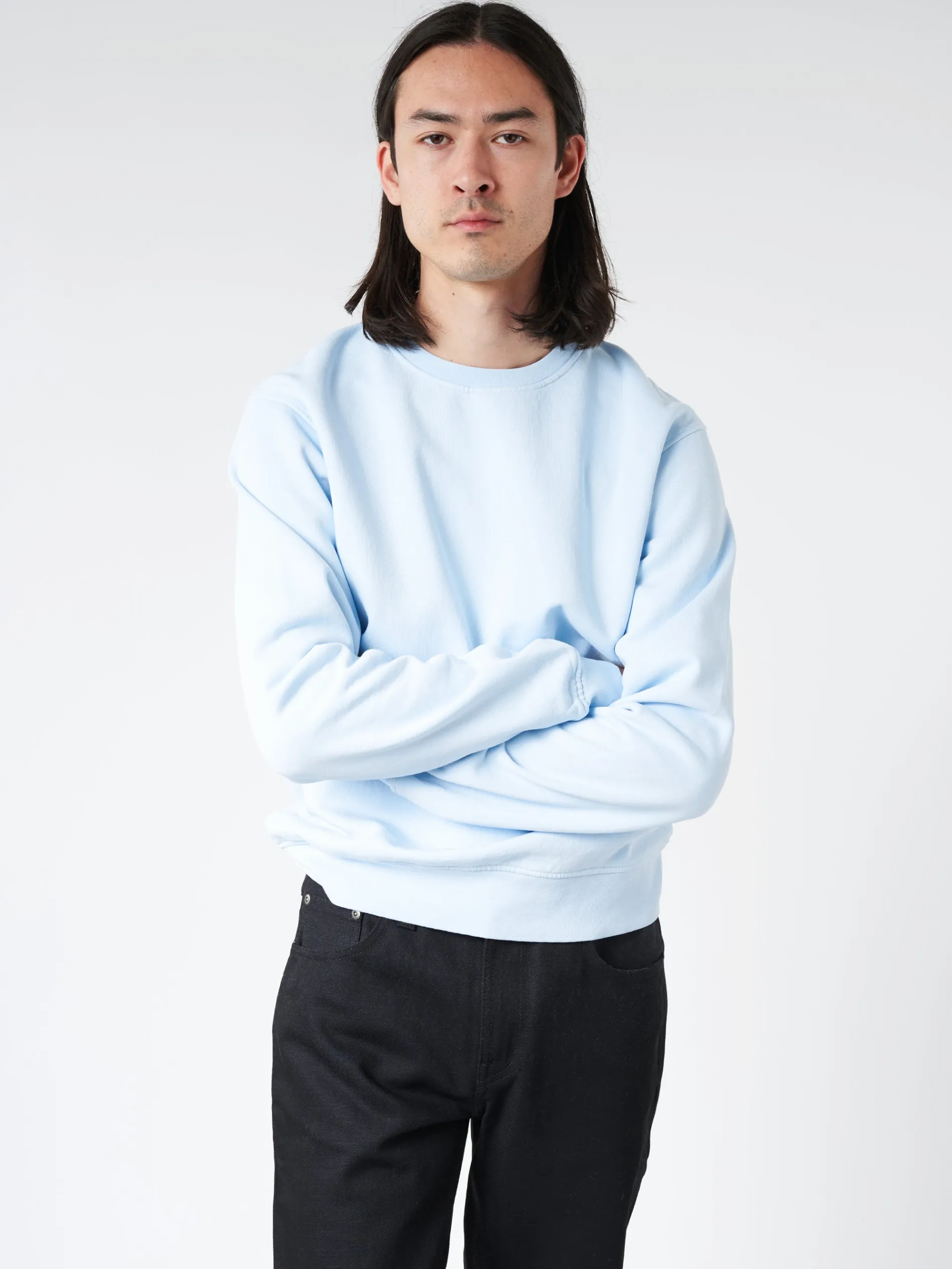 Colorful Standard - Classic Organic Crew in Polar Blue