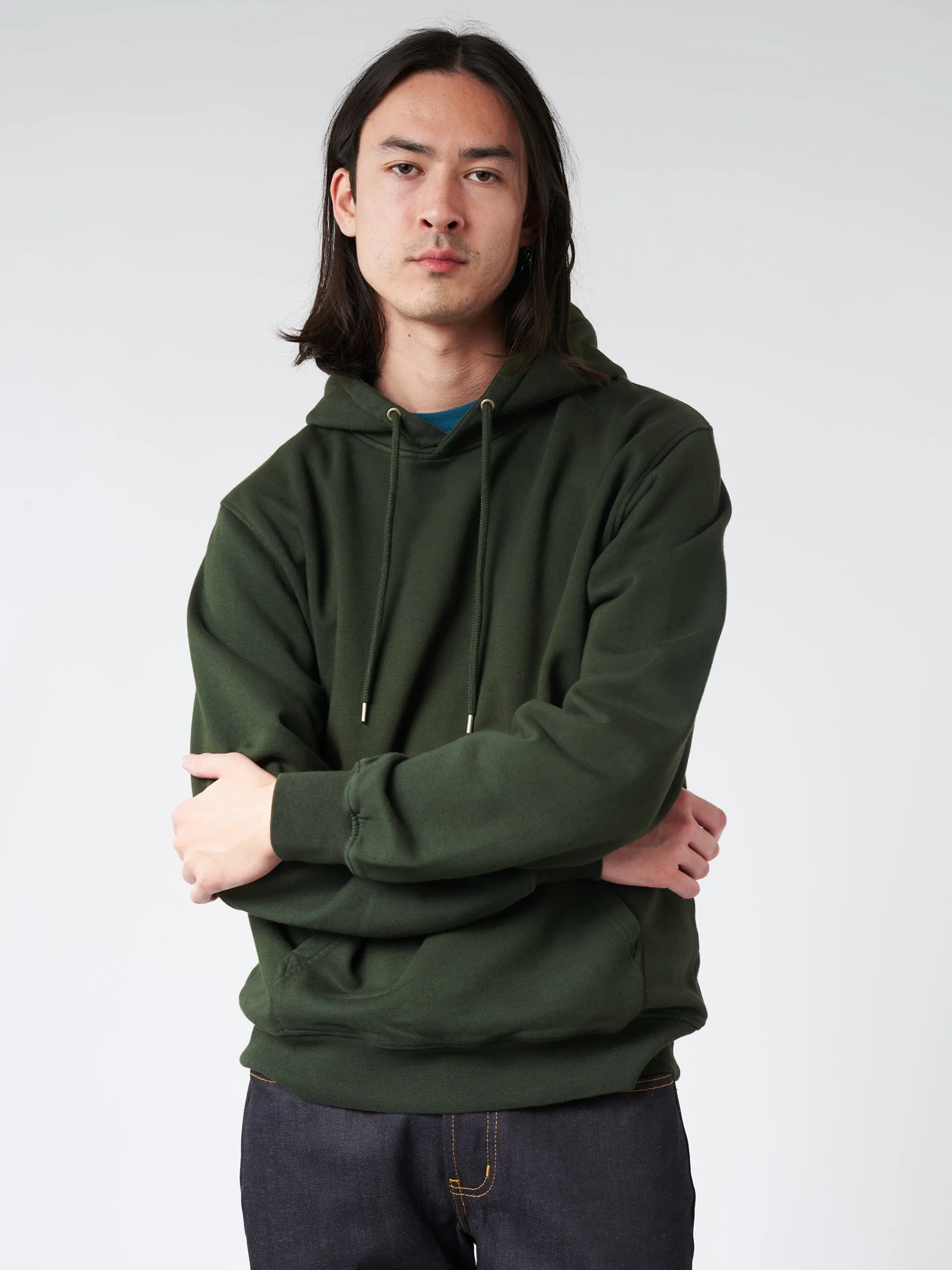 Colorful Standard - Classic Organic Hoodie in Hunter Green