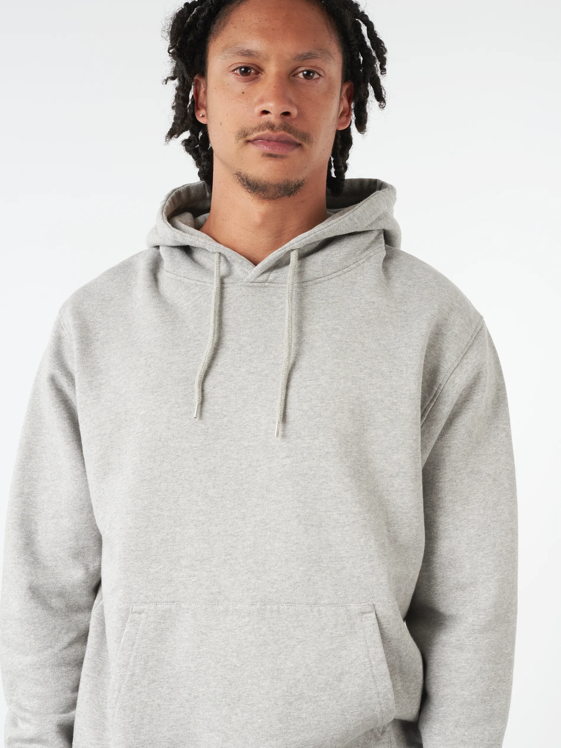 Colorful Standard - Classic Organic Hoodie in Heather Grey